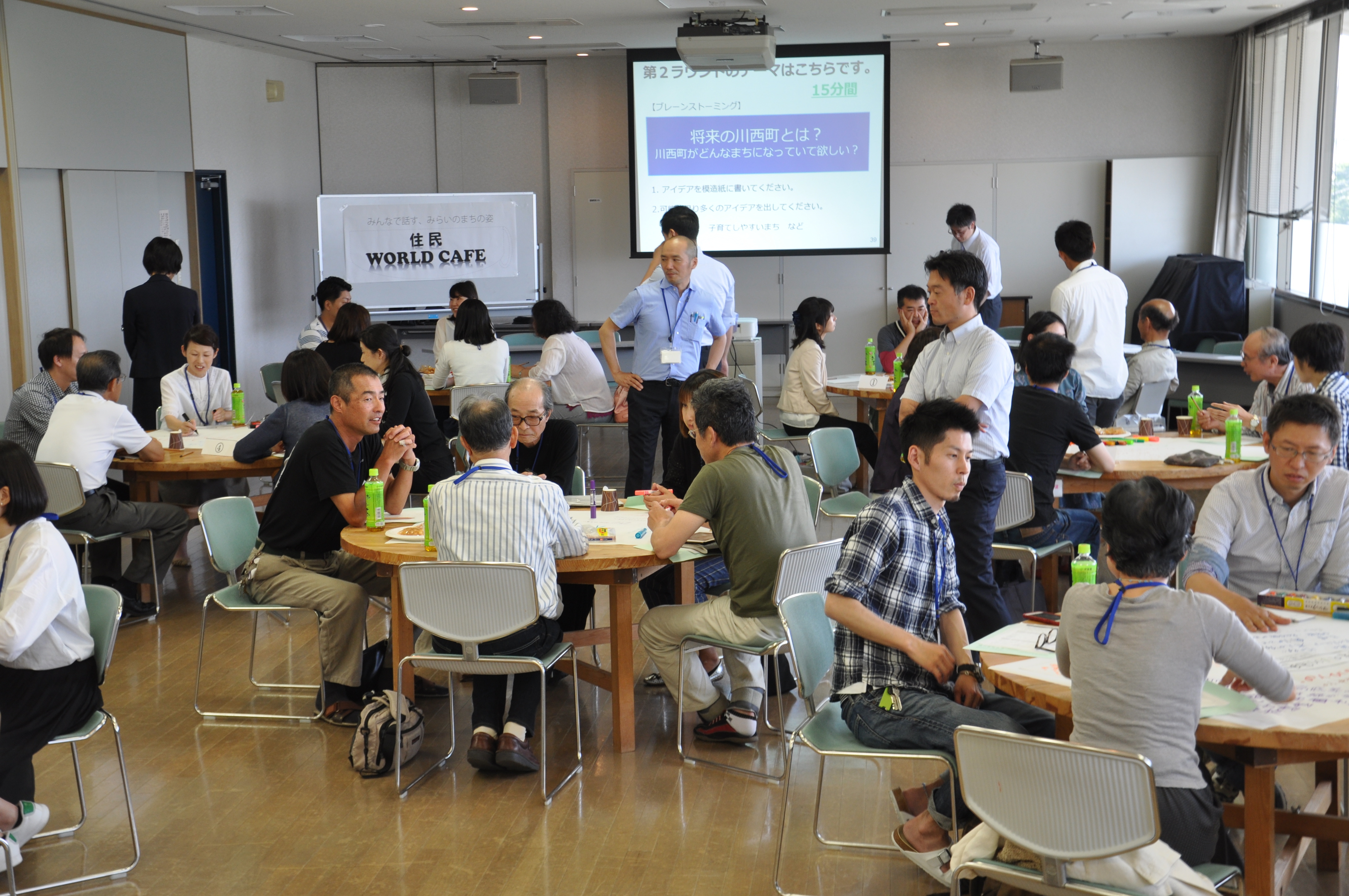 住民ワールドカフェの様子